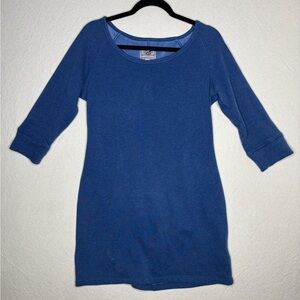 UGG Scoop Neck Mini Blue Fleece Dress Size medium